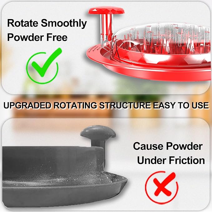 Chicken Shredder Tool Twist, 11" Heavy Duty Large Chicken Shredder, Meat Grinders Gadgets Machine, BPA Free, Strong Anti-Slip, Dishwasher Safe, Suitable for Pork Beef Chicken, Red