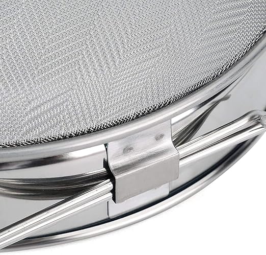 Honey Strainer Stainless Steel Honey Filter Double Sieve Honey Debris Strainer Honey Extractor Equipment for 5 Gallon Bucket Honey Beekeeping Equipment Tools