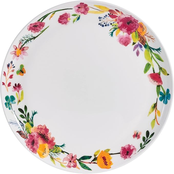 Mikasa Karina Bone China Lightweight Chip Resistant 12 Piece Dinnerware Set, Service for 4