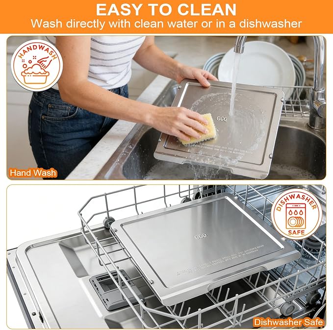 Air Fryer Accessories for Ninja Foodi XL Pro Air Fry Oven DT201 DT251, 108SH200 Crumb Tray Drip Pan Stainless Steel with 4 Reusable Oven Liners, Replacement Parts for Ninja Foodi 10-in-1 Oven