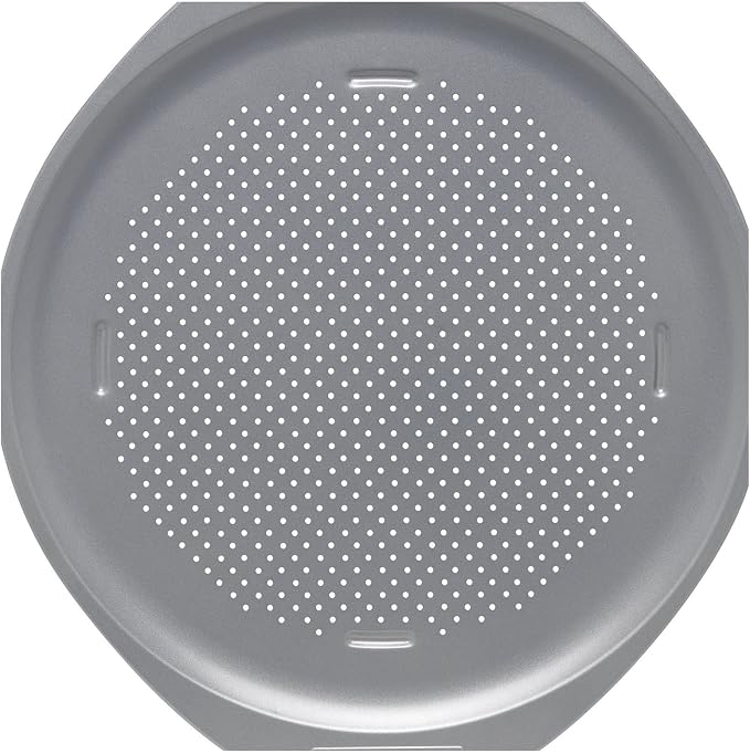 Farberware Insulated Nonstick Bakeware 15.5-Inch Round Pizza Pan, Light Gray