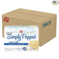Jolly Time Simply Popped, Vegan, Dairy Free Microwave Popcorn, 3oz Sharing Bag, 3 Bags Per Carton (Simply Popped Sea Salt, 3 Ounce (Pack of 36))