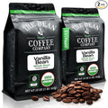 The Bean Organic Coffee Company Vanilla Bean, Medium Roast, Whole Bean Coffee, 16-Ounce Bags (Pack of 2)