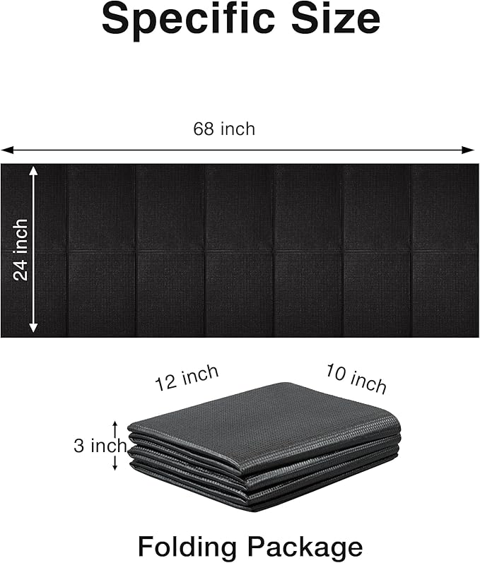 Black Shelf Liner for Under Sink - 5 mm Thick Strong Grip Non-Slip Large Toolbox Drawer Mat for Wire Shelving Cabinet - 24 in Wide × 68 Inch