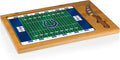 PICNIC TIME NFL Football Field Icon Glass Top Cutting Board & Knife Set, (Parawood & Bamboo)