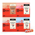 San Francisco Bay K-Cup Coffee Pods Distinct Assortment Variety Pack (80 ct), Includes 100% Colombian, Espresso Roast, Donut Shop, & Hazelnut Crème, Commercially Compostable Single-Serve Coffee Pods
