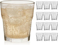 Libbey Gibraltar DuraTuff Drinking Glass Drinking Cup Set, Iconic Heavy Base Bar Glassware hick Drinking Glasses Set of 12, 12-Ounce Rocks Glasses