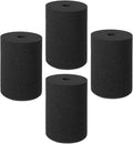 TEHAUX 4Pcs Cylindrical Sponge Foam Inserts 4.7 X 3.5 Inches Black Tumbler Turner Foam for Craft Cup Turner Machine and Water Bottle