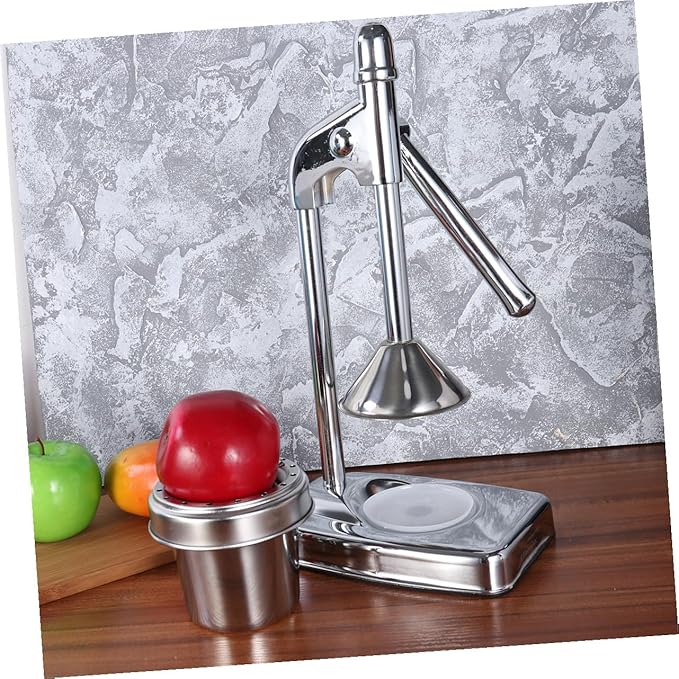 SOLUSTRE Manual Citrus Juicer Extractor Fruit Machine Stainless Steel Lever Press