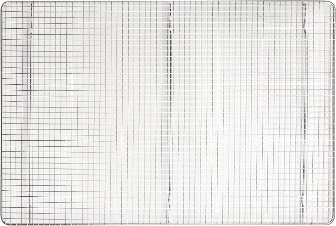 Winco Wire Sheet Pan Grate/Cooling Rack, Stainless Steel, Full Size