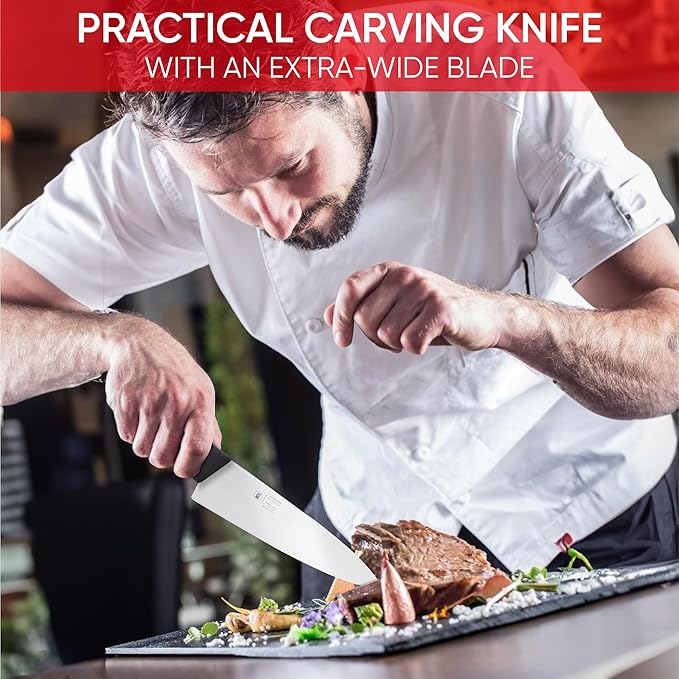 Chef knife. ICEL Cutlery 8-inch Chefs Knife.(Knife Care, Sharpening Instructions Included) Great for chopping, mincing and dicing.