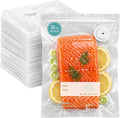 Reusable Vacuum Seal Bags for Food, 30 Pack Large BPA-Free Storage Bags, Leak Proof, Odor Resistant, Freezer & Microwave Safe, Heavy Duty Bags for Meat, Fruits & Dry Goods, 10.24 x 13.39 IN