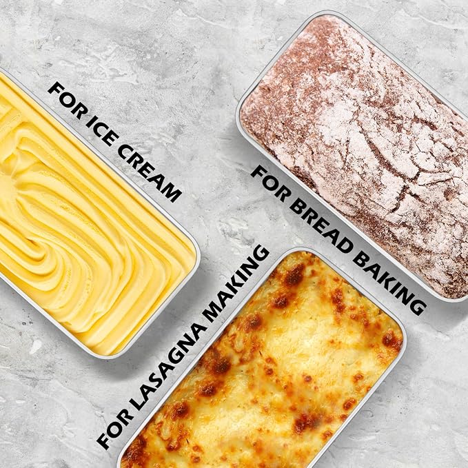 Leonyo Non-Toxic 9x5IN Stainless Steel Loaf Pan for Baking Bread,24 Pack | Metal Sandwich Bread Loaf Pans, Bread Pan Tins for Homemade Meatloaf Cakes Brownies Lasagnas, Dishwasher Oven Safe