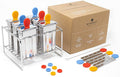 Ecozoi Stainless Steel Popsicle Molds – Reusable Metal Paleta Maker Set with 6 Molds, 6 Sticks, 12 Silicone Seals & Cleaning Brush – Easy Release Ice Pop Maker for Kids & Adults, 3 oz Each