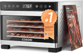 Cosori Food Dehydrator, 5 Stainless Steel Trays, 3.1 ft² Drying Space