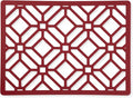 GASARÉ, Extra Large, Thick, Silicone Trivet for Hot Dishes, Pots, and Pans, Heat Resistant Mat for Countertop, Hot Pad for Kitchen, Easy to Clean, 16 x 12 x 3/8 Inches, Red