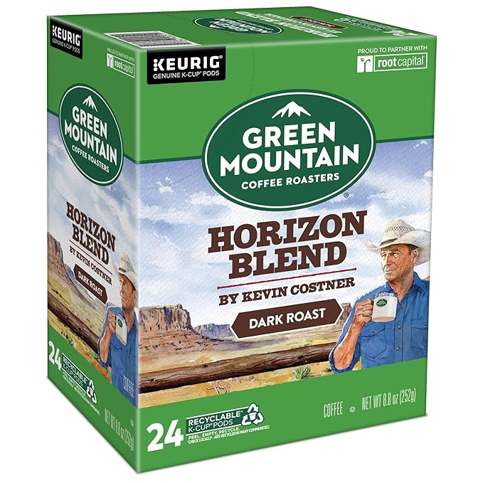 Green Mountain Coffee Roasters® Horizon Blend Coffee by Kevin Costner, Single Serve Keurig® K-Cup® Pod, 96-Count Box