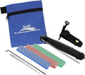 DMT (Diamond Machining Technology) ADELUXE Deluxe Aligner Kit, 3 Diamond Whetstone/1 Serrated Sharpener, Multicolor