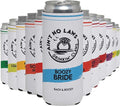 Funky Junque Bachelorette Party Favors Slim Can Cooler, Funny Bridesmaid & Bride Gifts for Girls Trip, Bridal Shower Decorations & Accessories, 12 oz Skinny Can Covers - Ain't No Laws - 12 Pack