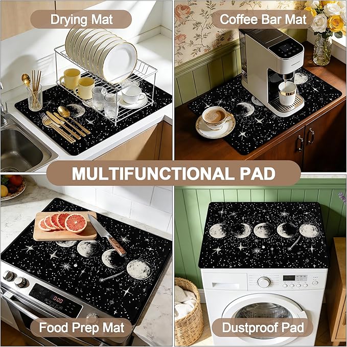 Stove Top Covers for Electric Stove: Heat Resistant Protector Glass Stove Top Expands Counter Space, Stylish Kitchen Decor (G253992)