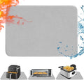 Heat Resistant Mat for Air Fryer,Deep Fryer,Oven,Gray 16x24in Hot Pads for Kitchen Counter Heat Protector,Deep Fryer Coffee Machine Accessories,Under Coffee Maker Mats for Quartz Countertop Protector
