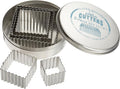 Ateco 5 pc Fluted Square Cutter Set