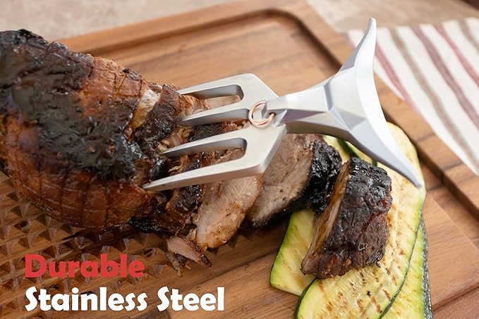 Outset El Matador Meat Fork for Slicing, Carving, and Serving