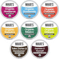 Maud's Organic Coffee Pods Variety Pack, 56 ct, 8 Assorted Flavors, Single Serve Pods – 100% Arabica Coffee, Compatible with Keurig K Cups Maker