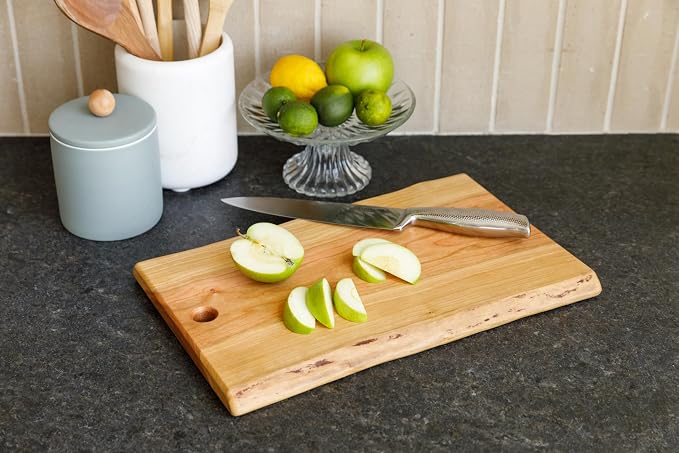 Live Edge Cherry Cutting/Charcuterie Board XL, Cherry | 200 Square Inches 10"x20"