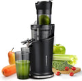 Elite Gourmet EJX017 Whole Fruit 3” Feeding Chute, Dynamic Masticating Slow Juicer, High Yield Cold Press Juice Extractor, Nutrient and Vitamin Dense, Easy to Clean, 27 oz Juice Cup, Black