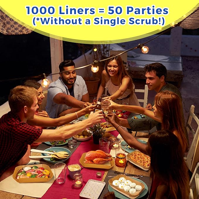 1000 PCS Air Fryer Liners Disposable for Dual Basket, 8.6" * 5.5" Rectangle Parchment Paper Liner for Ninja DZ201 DZ401, Chefman/COSORI 2-Basket Air Fryer