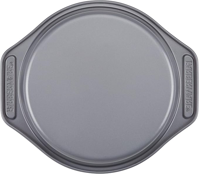 Farberware Nonstick Bakeware Set Includes Baking Cake Pans and Cookie Sheets, 4 Piece, Gray