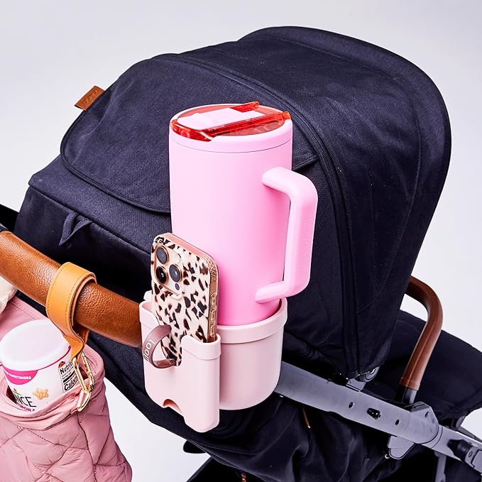 BrüMate Era Flip 40oz Tumbler with 100% Leakproof Covered Straw Lid | Hygienic Covered Straw | Insulated Stainless Steel Water Bottle with Handle | Cup Holder Friendly | BPA-Free (Dark Aura)