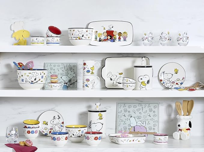 Lenox 897579 Chef Snoopy 3-Piece Bowl Set