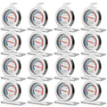 16 Pack Refrigerator Thermometer Large Dial Freezer Thermometer Classic Series Fridge Alarm Thermometer Internal Temperature Gauge for Fridge Freezer Cooler