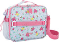 Bentgo Kids Prints Lunch Bag - Double-Insulated, Reusable, for Kids 3+, Adjustable Strap; Holds Lunch Box/Water Bottle/Snacks; Easy-Clean, Water-Resistant, Pockets (NEW Blooming Floral)