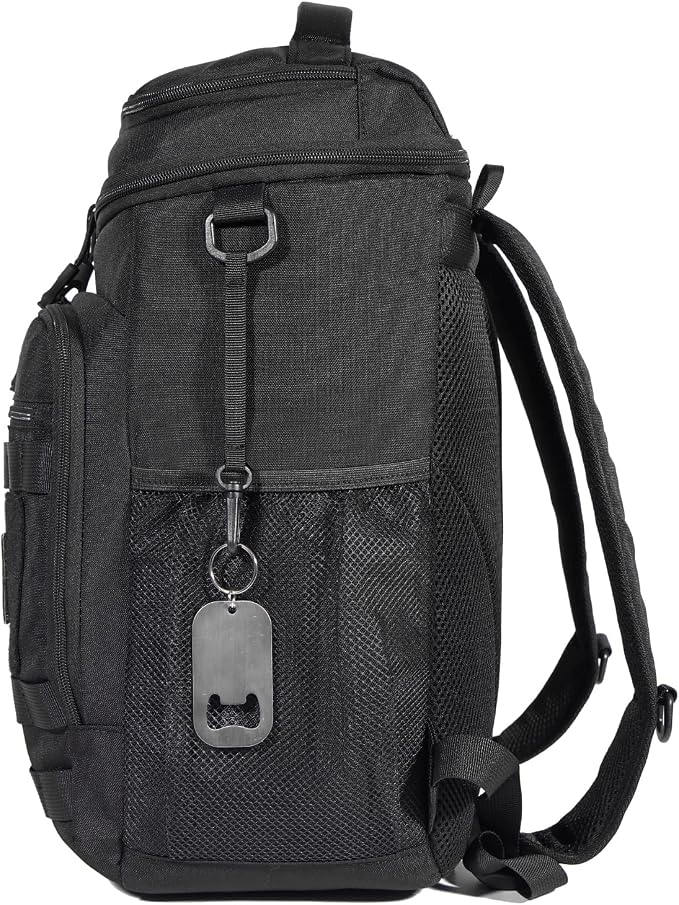 HILOMON Tactical Cooler Backpack, Insulated Leak Proof Dual Compartment Cooler Bag with MOLLE System