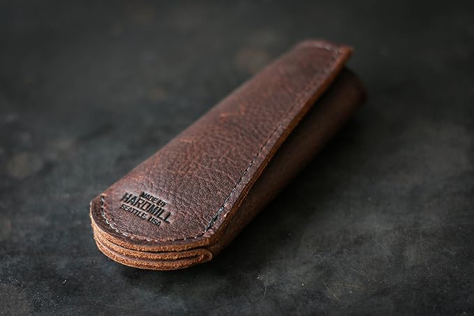 Leather Cast Iron Skillet Pan Handle Cover (Long 5.75")