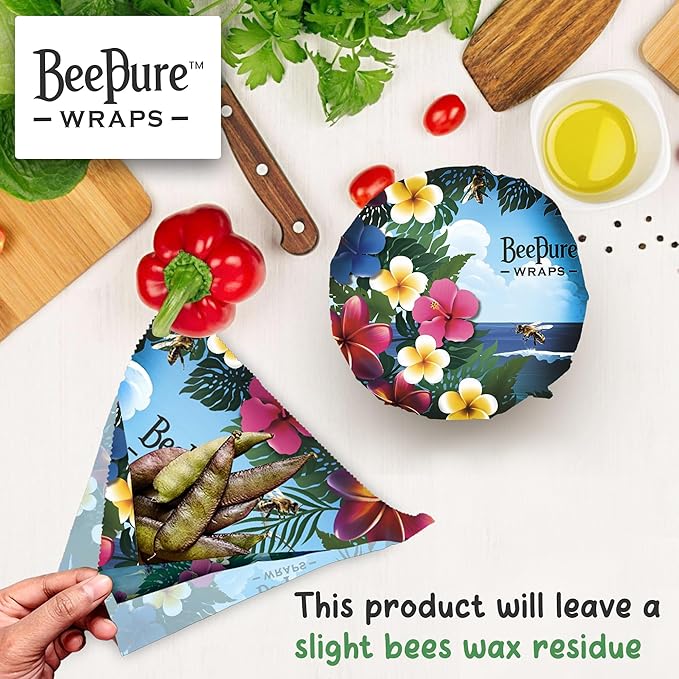 Reusable Beeswax Food Wrap Roll – Bees in Paradise