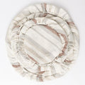 100% Linen Bowl Covers Reusable For Bread Proofing, 4 Pcs Elastic Cloth Fabric Colorful Stripe Bowl Covers, 5.9*7.9*9.8*11.8 Inches, Colorful 4