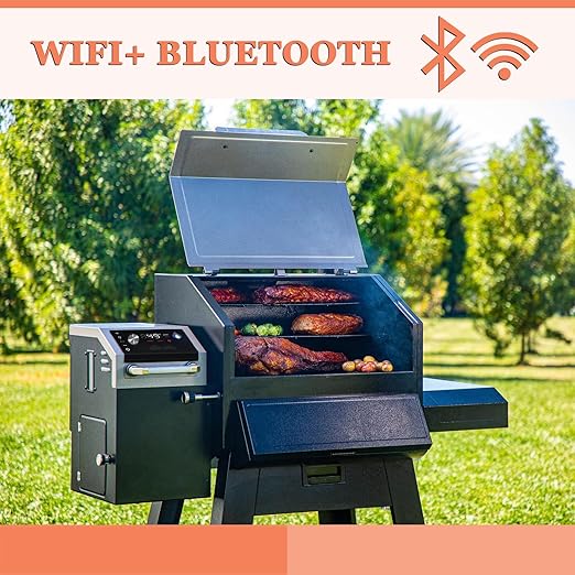 Replacement Pit Boss PID Thermostat Control Board 80055 Compatible for Pit Boss Platinum Series KC Combo Wood Pellet Grills, with WiFi & Bluetooth Function, can Connect to Mobile APP.