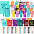 Feifeiya 72 Pcs/ 24 Set Thank You Supplies Bulk 24 oz Staff Coworker Appreciation Tumbler with Lids and Straws Motivational Pens Inspirational Notepads Set Plastic Cups Gift, Thank Cup