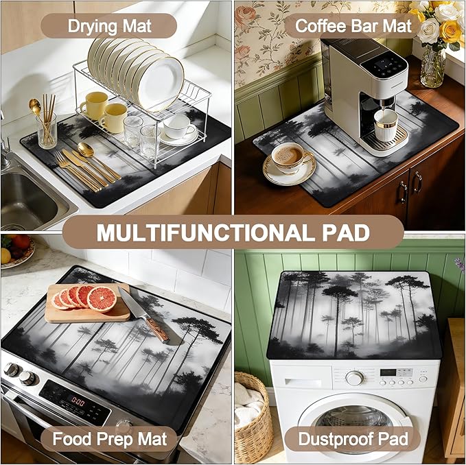 Stove Top Covers for Electric Stove: Heat Resistant Protector Glass Stove Top Expands Counter Space, Stylish Kitchen Decor (G253968)