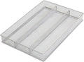 YBM HOME Metal Silverware Organizer for In-Drawer Cutlery Storage, 3 Compartment Mesh Cutlery Flatware Tray Sorts Kitchen Utensils, Great for Office Supplies 1150-12