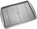 USA Pan American Bakeware Classics Half Sheet Baking Pan and Cooling Rack, Aluminized Steel