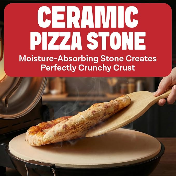 PIEZANO XL 14" Electric Pizza Oven Indoor Countertop Pizza Maker