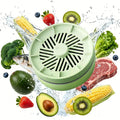 Fruit and Vegetable Washing Machine, Waterproof Fruit and Vegetable Cleaner, Rotatable Fruit and Vegetable Machine, The Fruit Cleaner Device Automatically Turns on in The Water (Green)