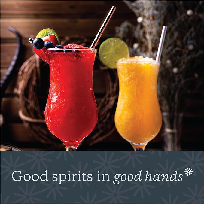 Vikko Hurricane Glasses, Set of 12 Pina Colada Glasses, 15.5 Ounce Cocktails Glasses Set, Durable Dishwasher Safe Party Glass
