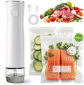 Handheld Vacuum Sealer Portable, Compact Vacuum Sealer for Food with 30 Reusable Bags - Food Saver for Sous Vide, Travel, Leftovers & Dry Foods, 6X Longer Freshness, One-Touch Operation