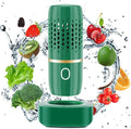 Cudinham Fruit and Vegetable Purifier Cleaner Washing Machine Capsule Shape Disinfection OH-ion Purification Technology for Cleaning Veggie Grains Rice Meat Seafood, Green